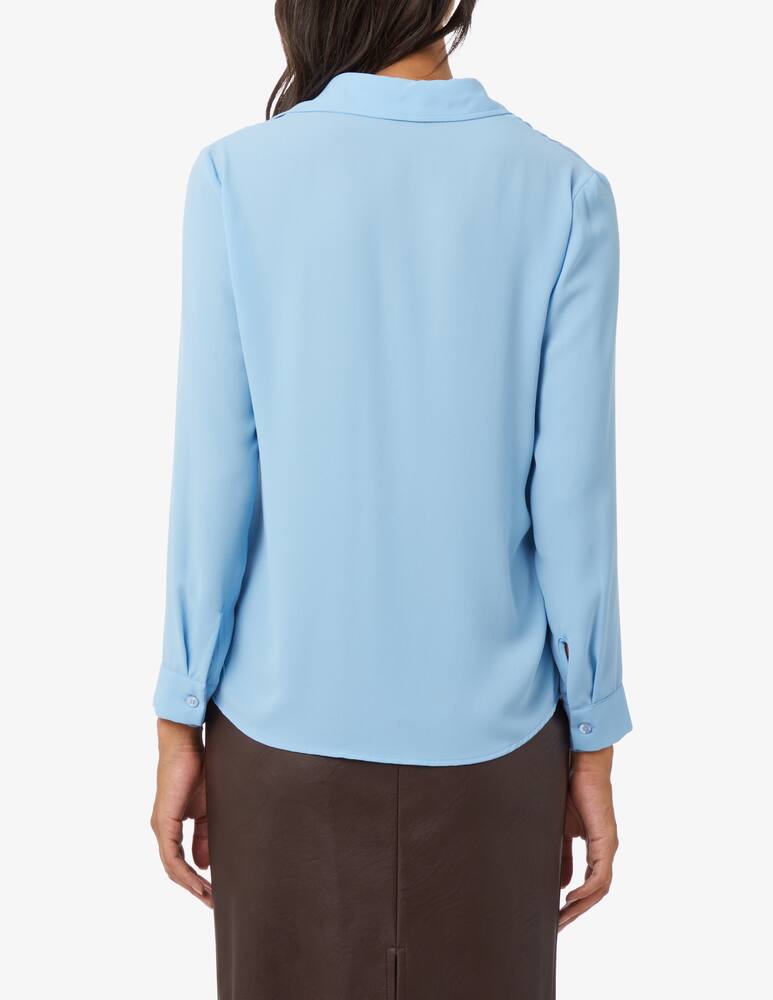 rinascente Elizabeth Ascot Camicia con tasche davanti - Azzurro