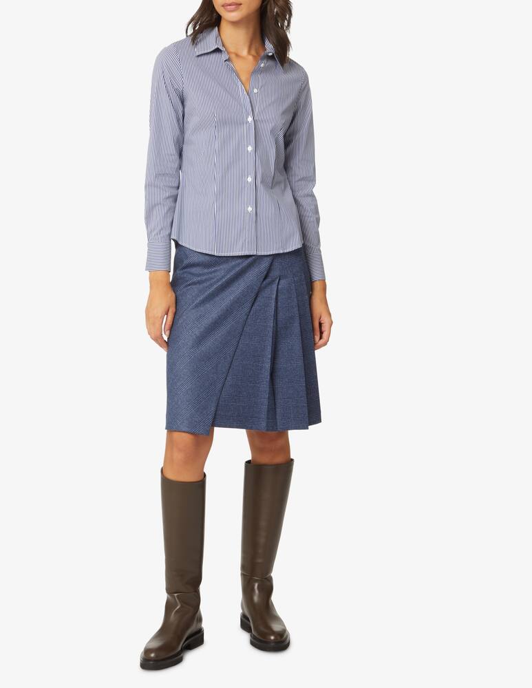 rinascente Elizabeth Ascot Striped shirt - Blue