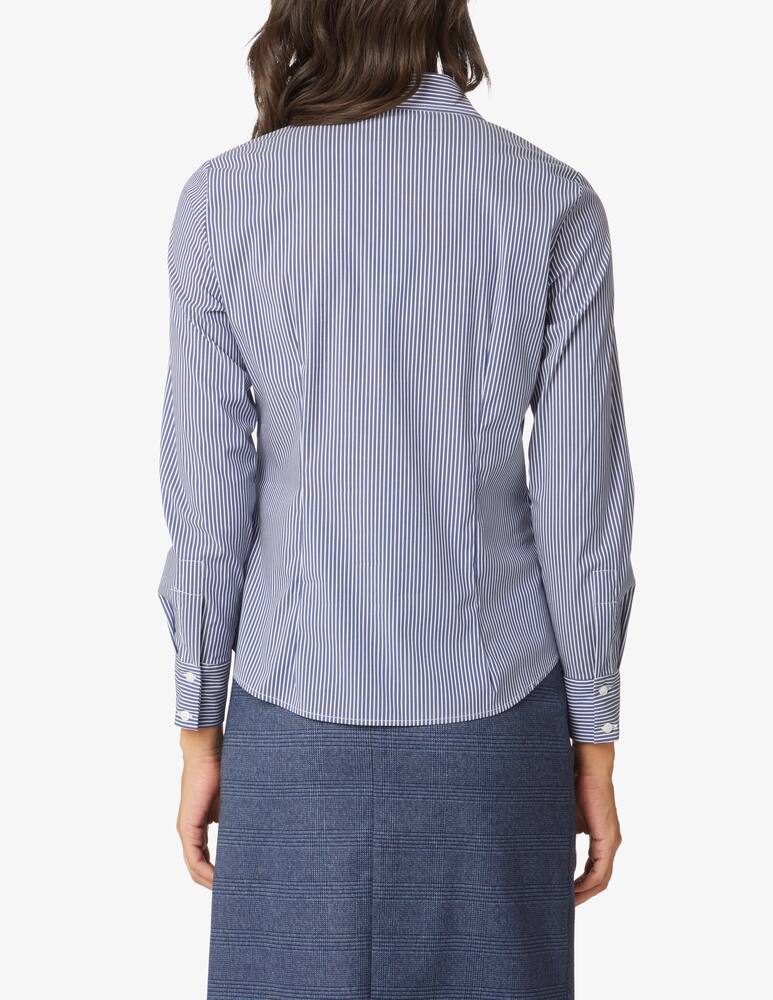 rinascente Elizabeth Ascot Striped shirt - Blue