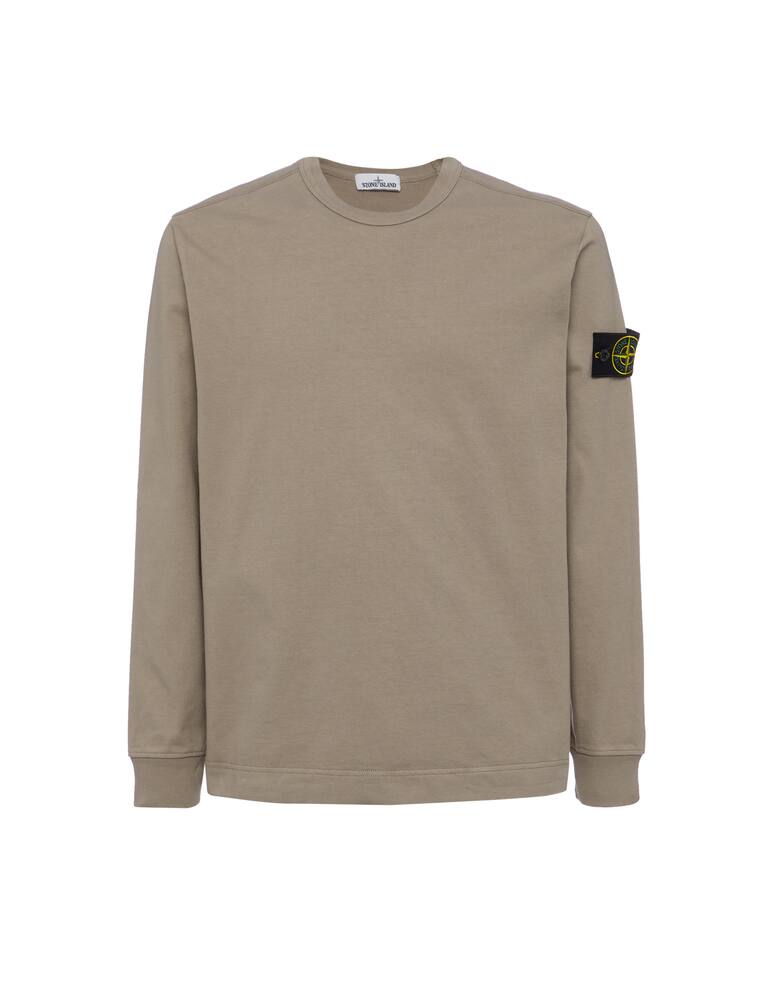 rinascente Stone Island Felpa girocollo in jersey di cotone garzato