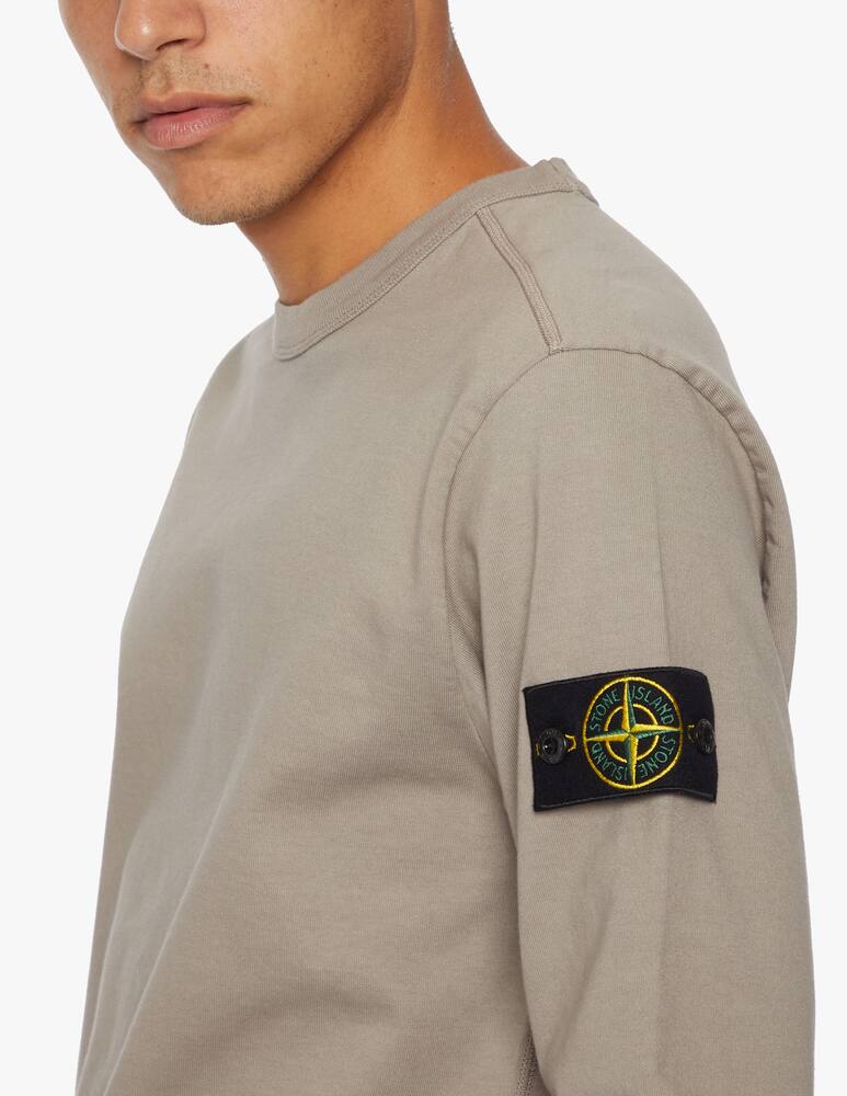 rinascente Stone Island Felpa girocollo in jersey di cotone garzato