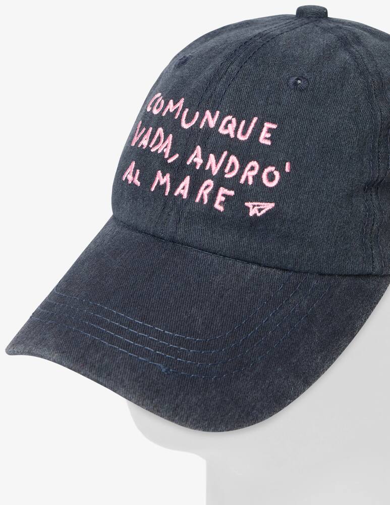 rinascente Linea Daria Cappello con visiera Comunque vada andrò al mare