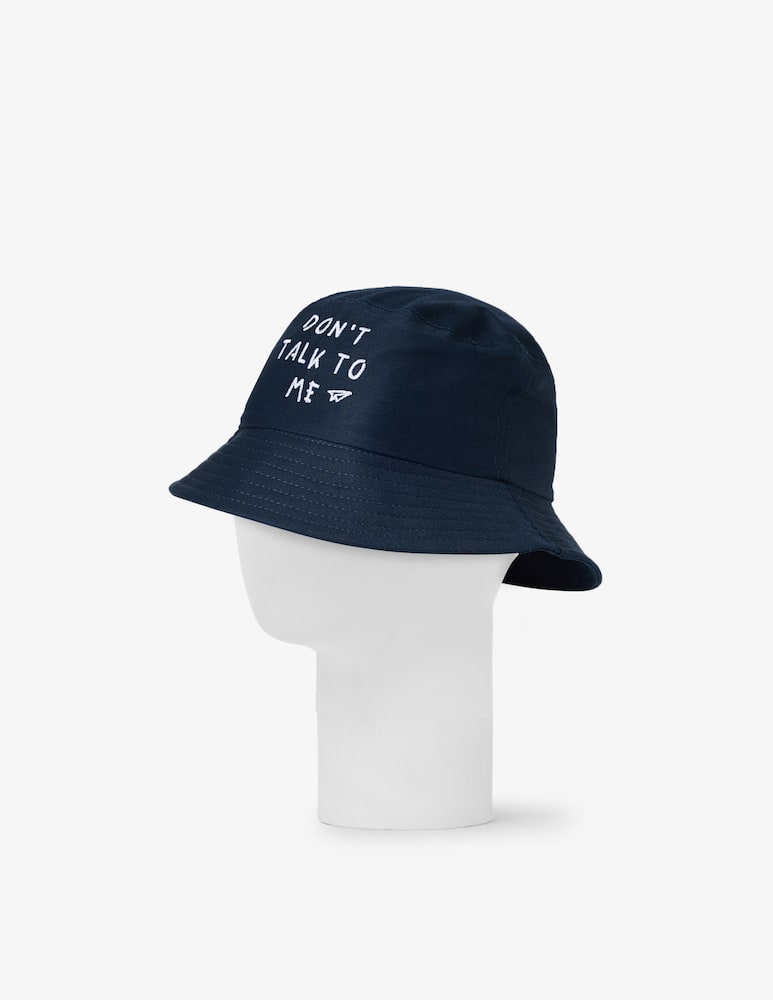 rinascente Linea Daria Bucket hat Don't talk to me
