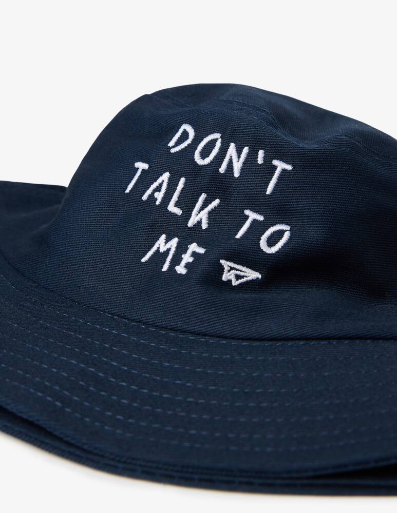 rinascente Linea Daria Bucket hat Don't talk to me