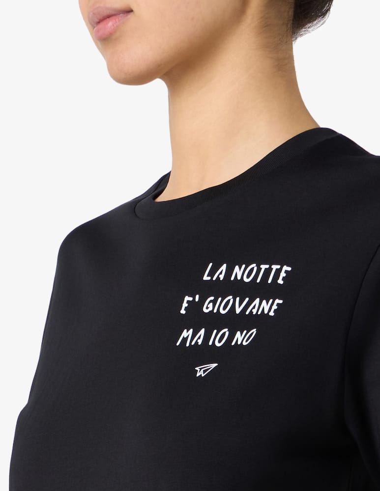 Linea Daria T-shirt nera la notte e giovane - picture 4 Linea Daria T-shirt nera la notte e giovane - picture 4