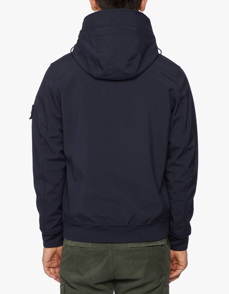 Stone Island Giubbotto leggero con cappuccio soft shell - immagine 3 Stone Island Giubbotto leggero con cappuccio soft shell - immagine 3