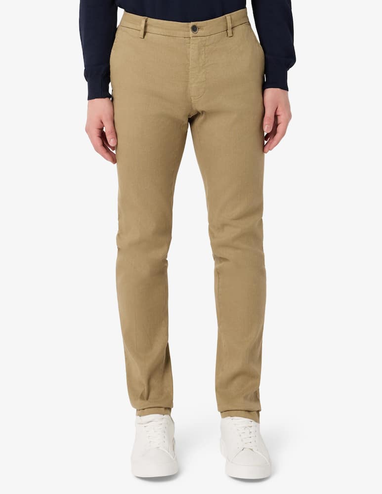 rinascente Mason's Pantaloni chino Milano in cotone e lino