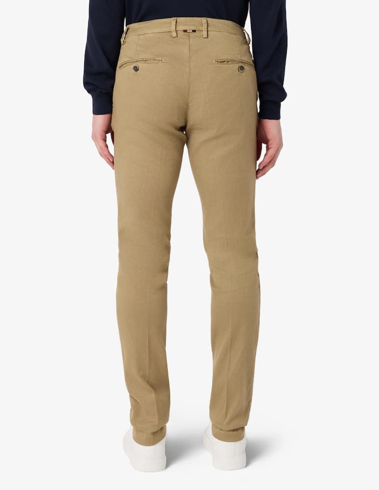rinascente Mason's Pantaloni chino Milano in cotone e lino
