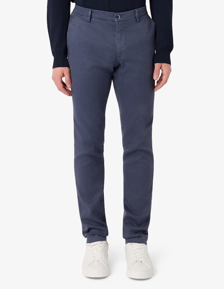 Mason's Pantaloni chino Milano in cotone e lino - immagine 1 Mason's Pantaloni chino Milano in cotone e lino - immagine 1
