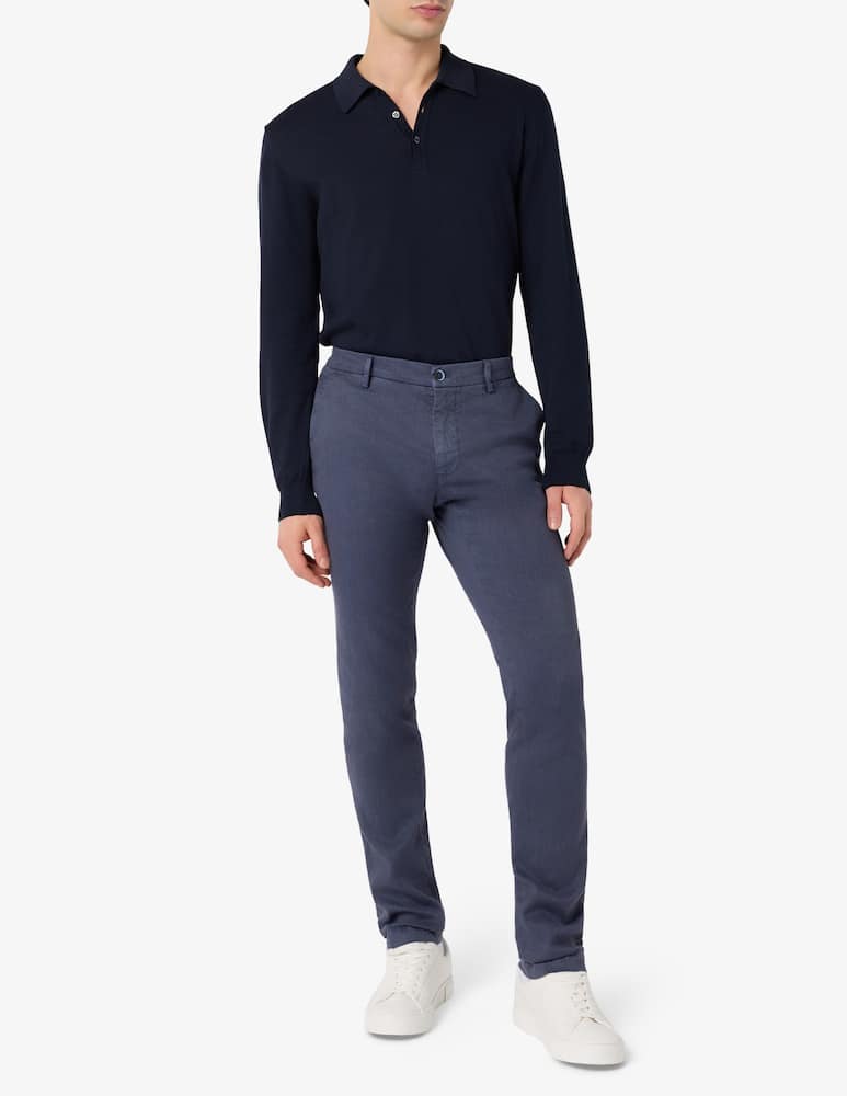 rinascente Mason's Pantaloni chino Milano in cotone e lino