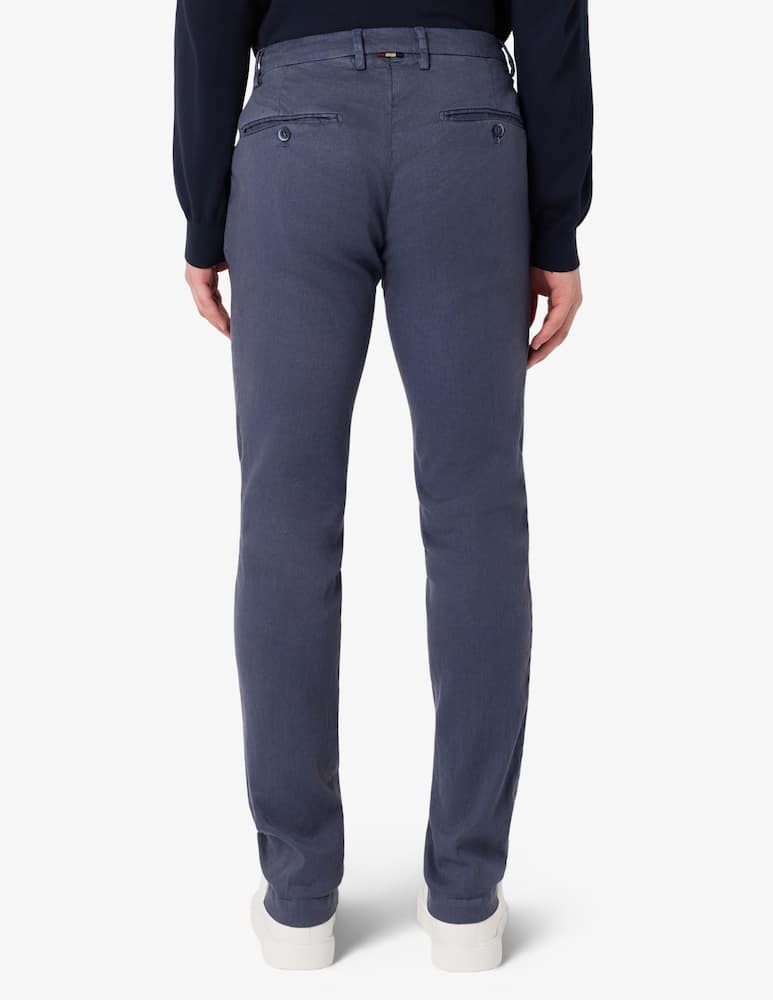 Mason's Pantaloni chino Milano in cotone e lino - immagine 3 Mason's Pantaloni chino Milano in cotone e lino - immagine 3