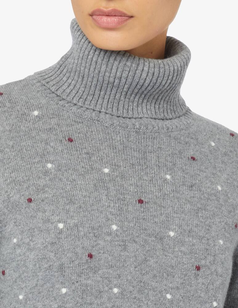 rinascente Elizabeth Ascot Maglione a collo alto in misto lana