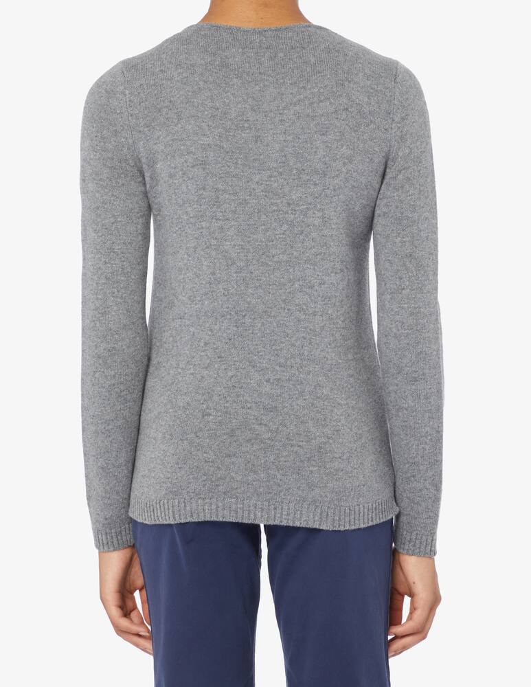 rinascente Elizabeth Ascot Maglione con collo a barca in misto lana