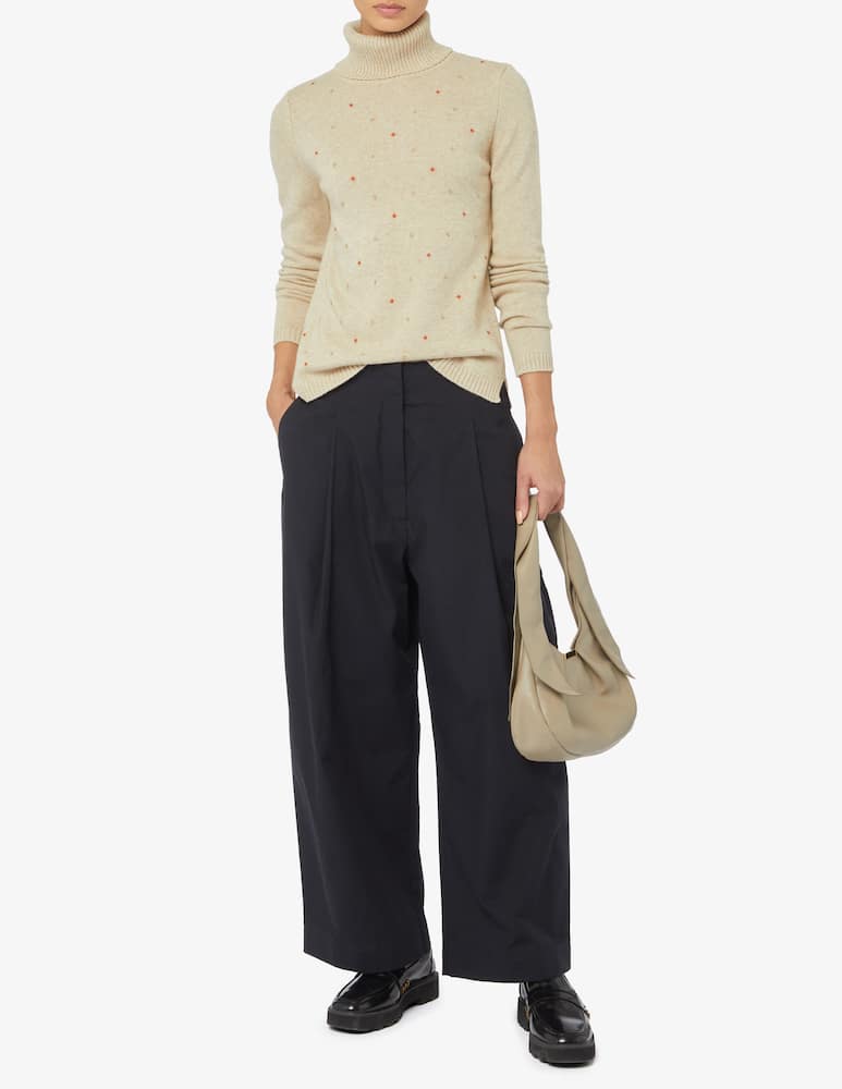 rinascente Elizabeth Ascot Wool blend high-neck jumper