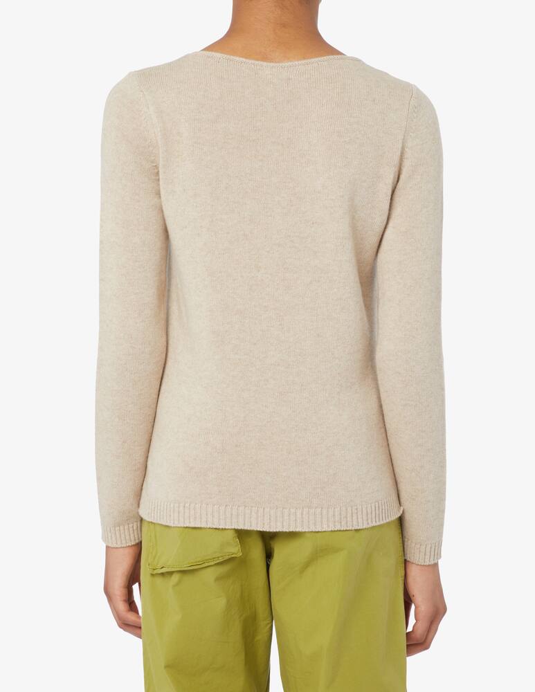 rinascente Elizabeth Ascot Maglione con collo a barca in misto lana