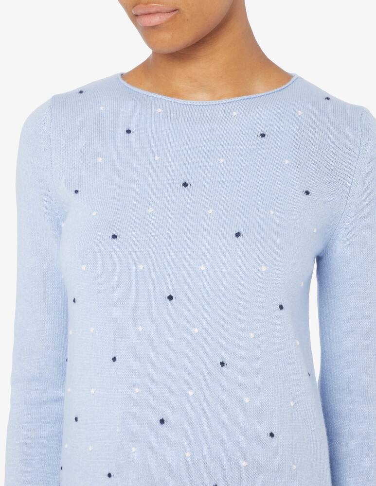 rinascente Elizabeth Ascot Maglione con collo a barca in misto lana