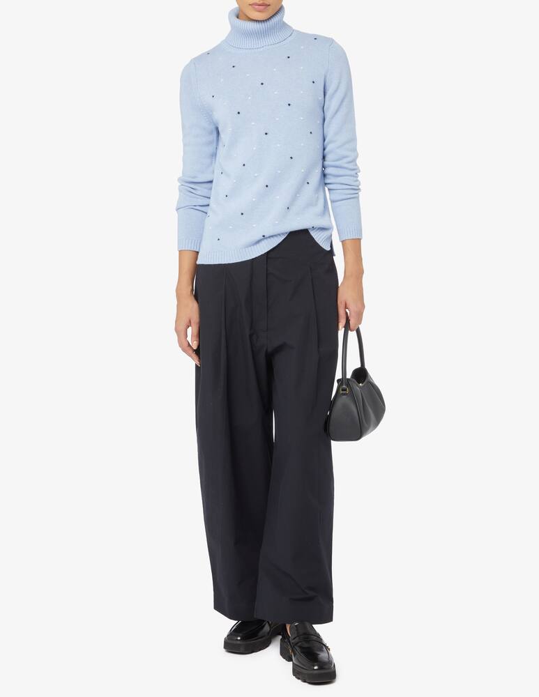 rinascente Elizabeth Ascot Wool blend high-neck jumper