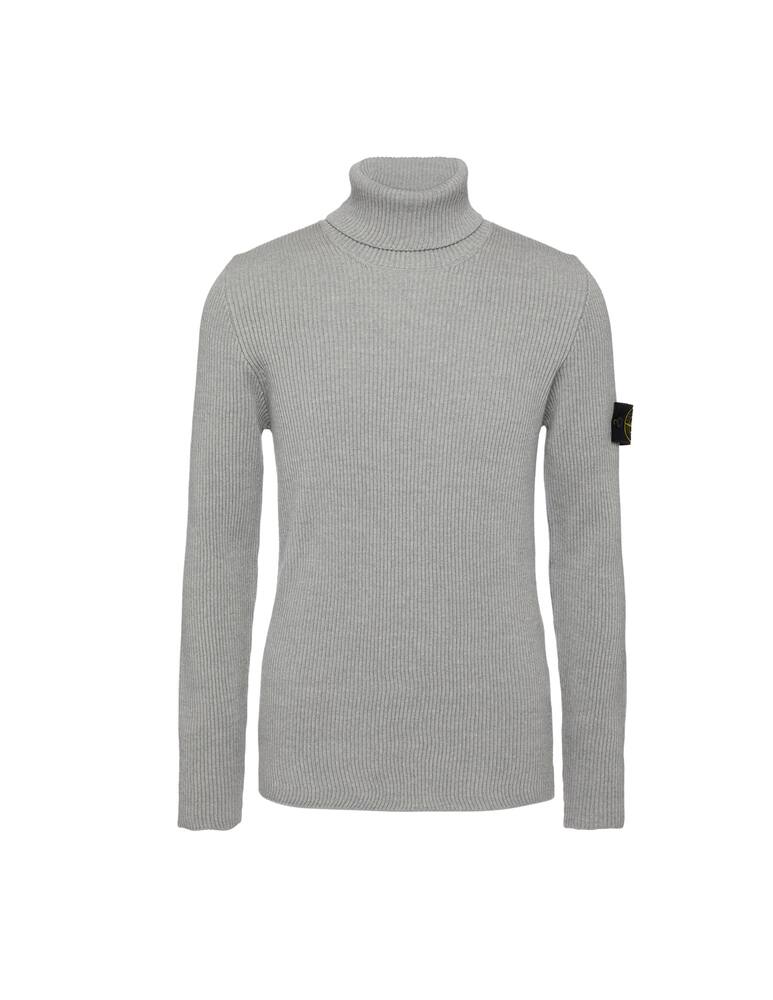 rinascente Stone Island Turtleneck ribbed wool jumper