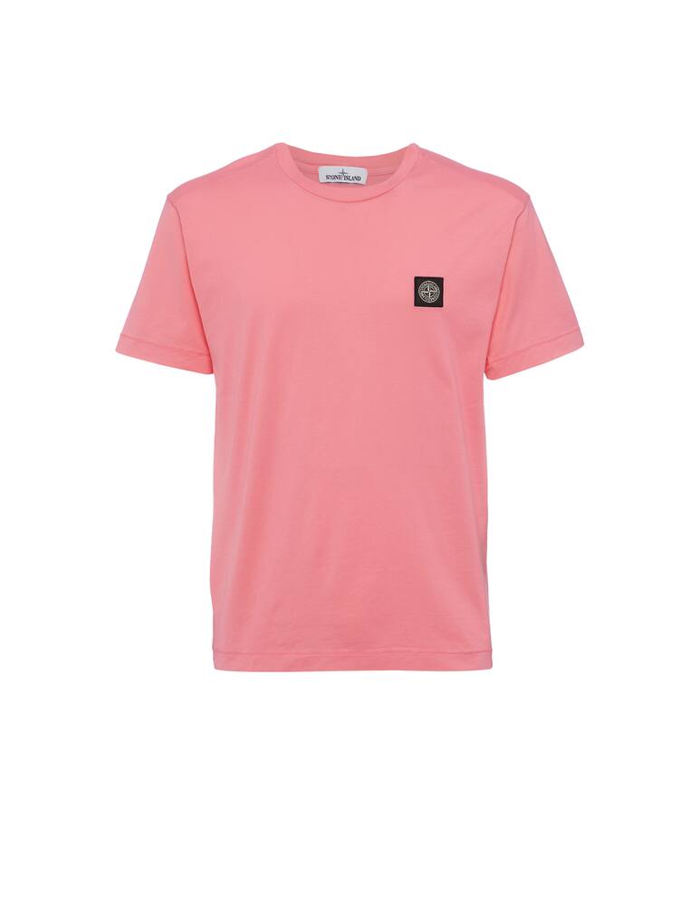rinascente Stone Island Short sleeve cotton logo patch t-shirt