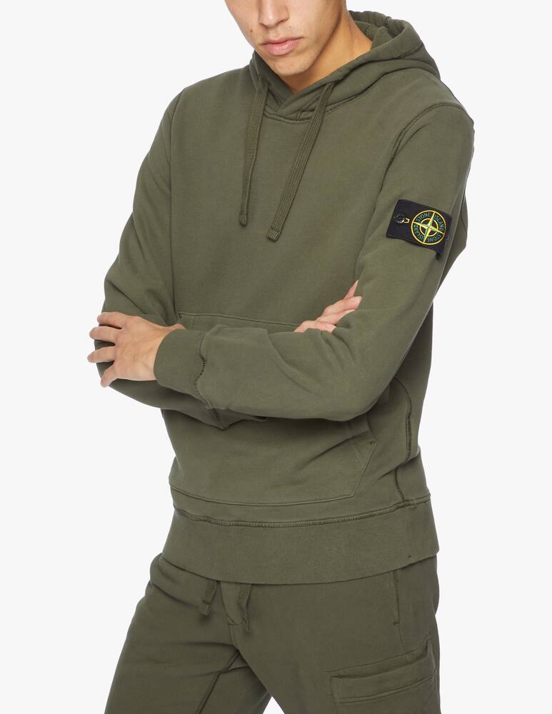 rinascente Stone Island Frosted cotton over the head hoodie