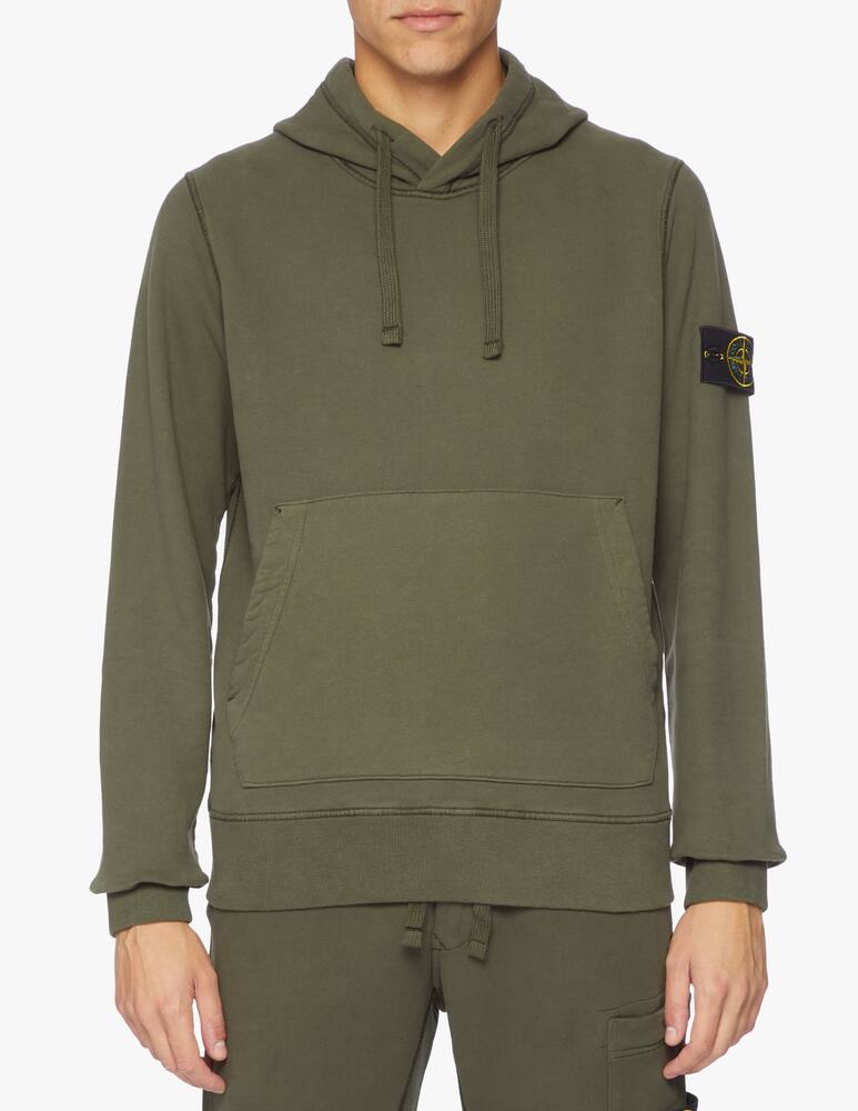 rinascente Stone Island Frosted cotton over the head hoodie