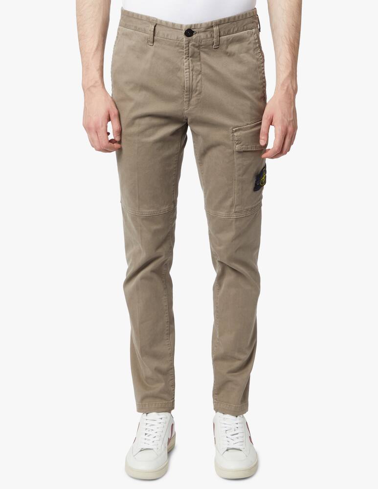 rinascente Stone Island Pantalone cargo twill di cotone