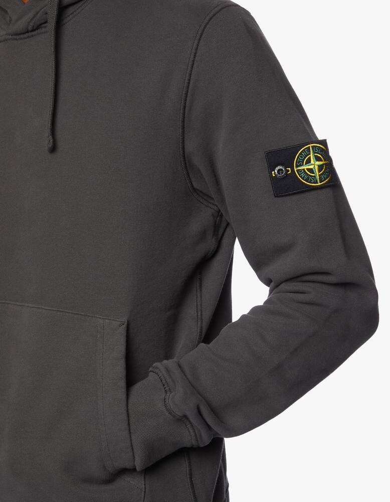 rinascente Stone Island Felpa con cappuccio in cotone smerigliato