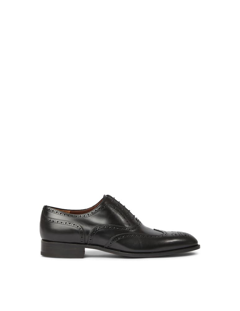 Fratelli Rossetti Oxford Brogues detailed with perforations - black - picture 1 Fratelli Rossetti Oxford Brogues detailed with perforations - black - picture 1
