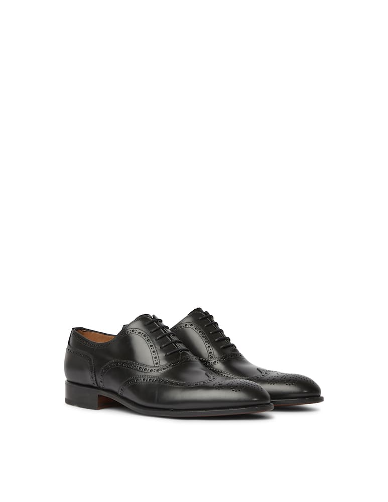 Fratelli Rossetti Oxford Brogues detailed with perforations - black - picture 2 Fratelli Rossetti Oxford Brogues detailed with perforations - black - picture 2