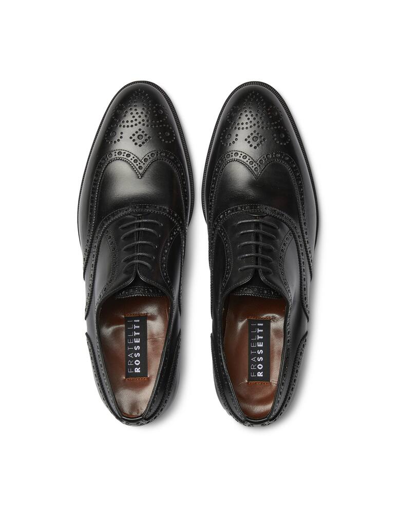 Fratelli Rossetti Oxford Brogues detailed with perforations - black - picture 3 Fratelli Rossetti Oxford Brogues detailed with perforations - black - picture 3