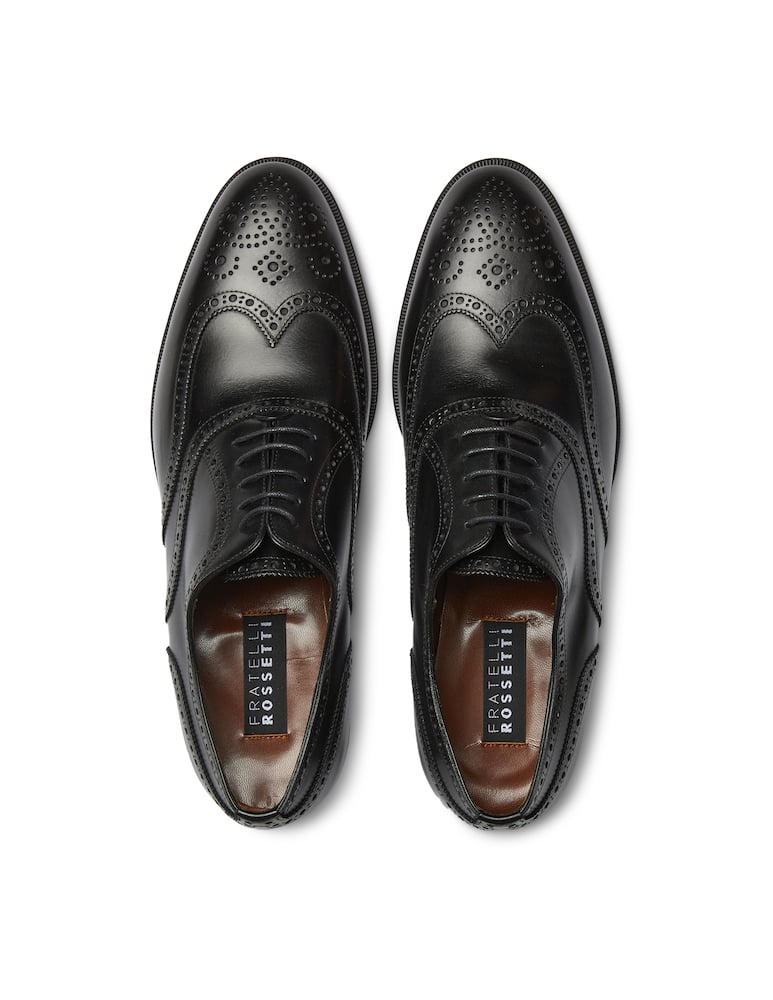 rinascente Fratelli Rossetti Oxford Brogues detailed with perforations - black
