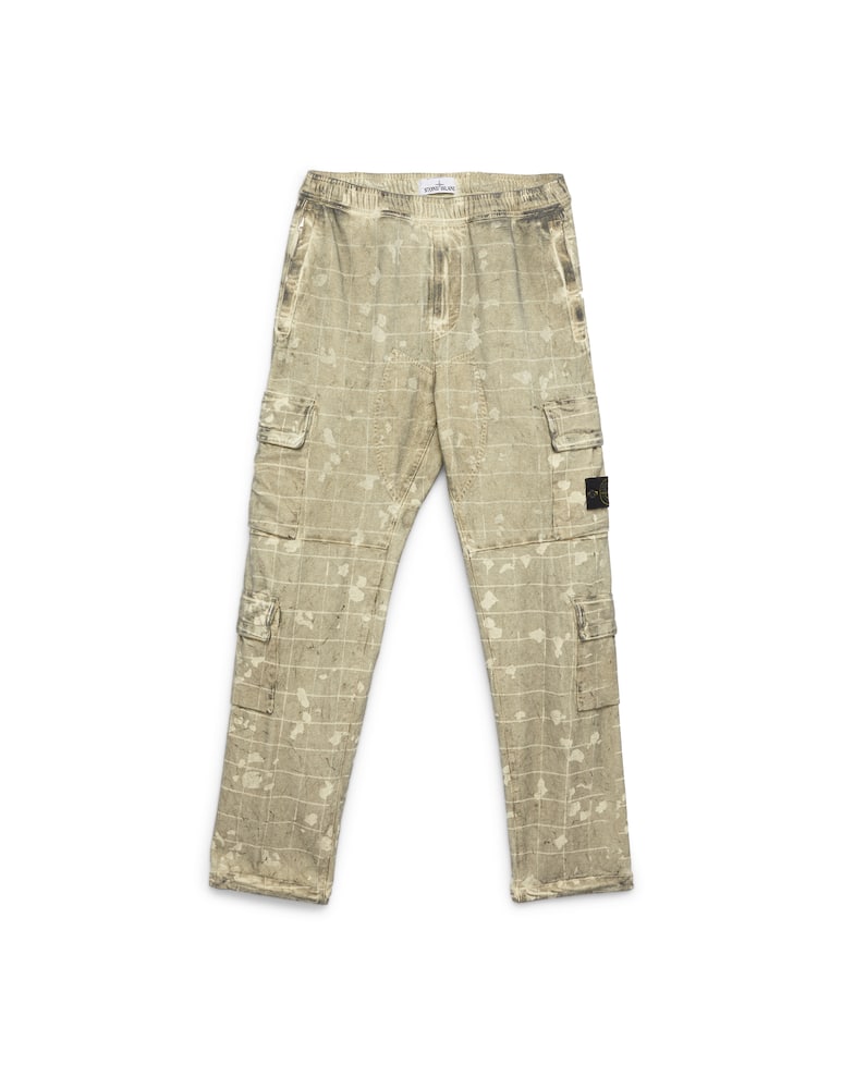 rinascente Stone Island Pantaloni cargo camou comfort