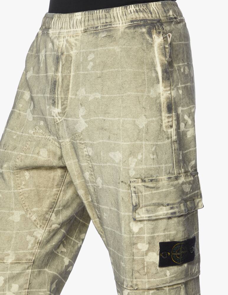 rinascente Stone Island Pantaloni cargo camou comfort