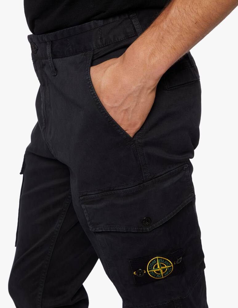 rinascente Stone Island Pantalone cargo twill di cotone stretch