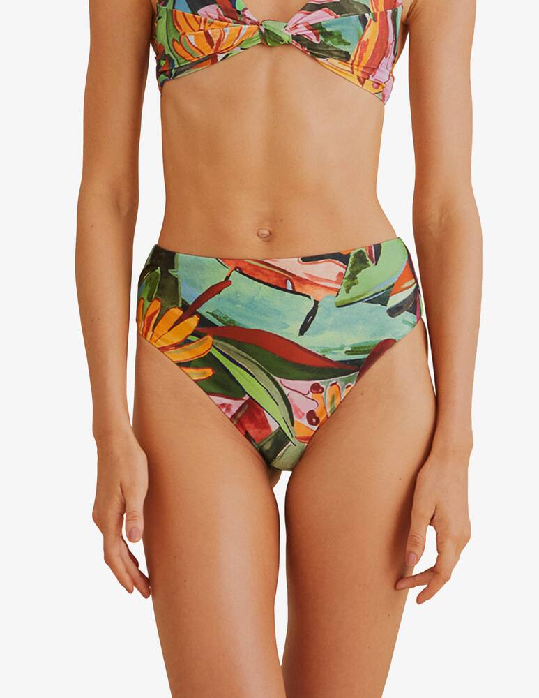 Shop Farm Rio Banana Foliage Hot Pants Bikini On Rinascente Shop Farm Rio Banana Foliage Hot Pants Bikini On Rinascente