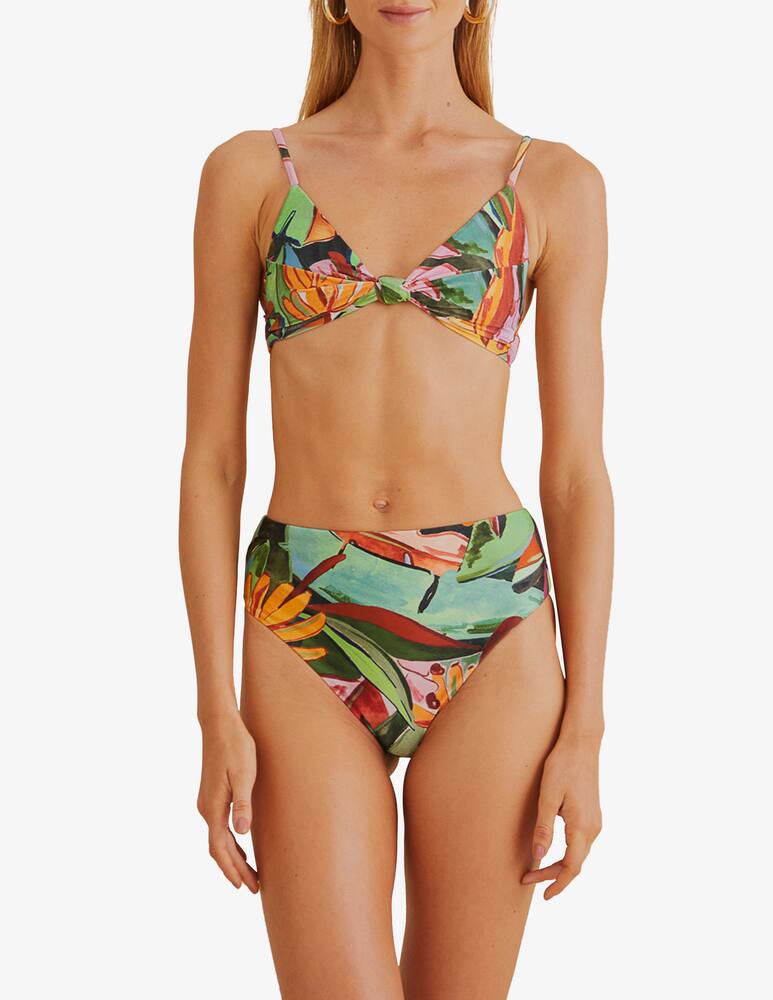 rinascente Farm Rio Banana foliage hot pants bikini
