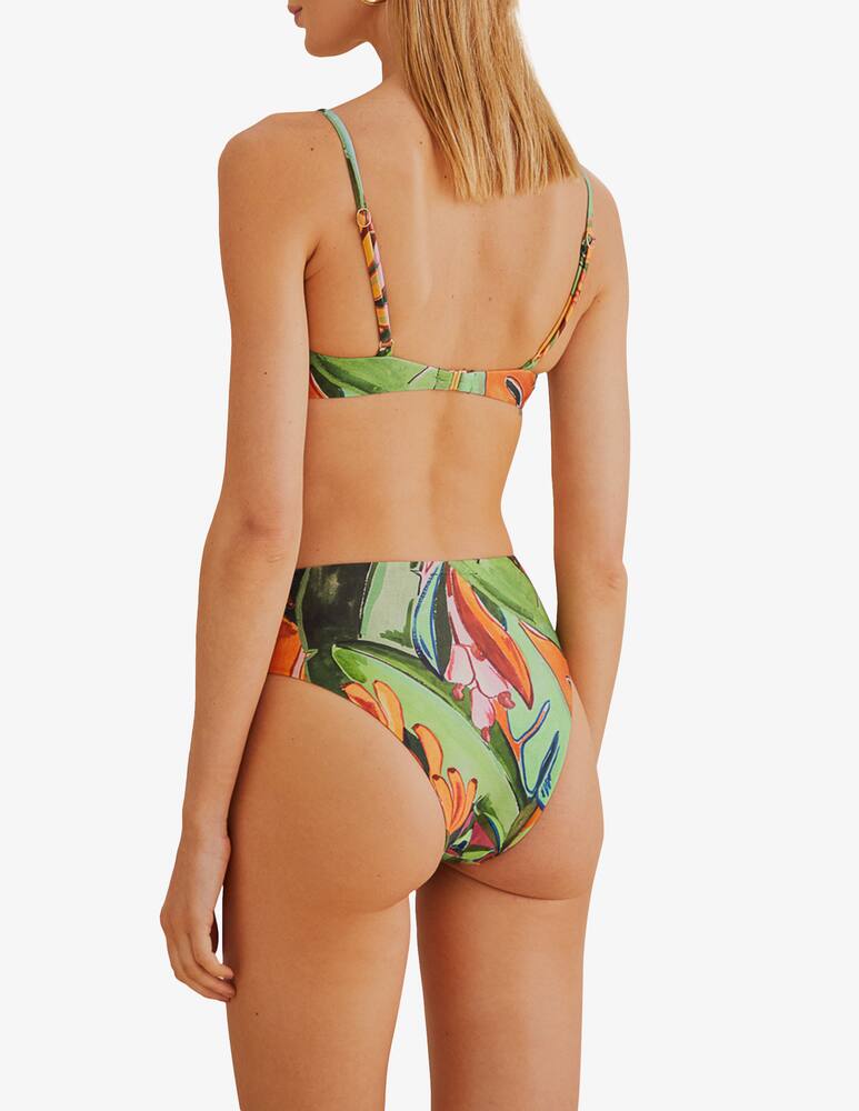 rinascente Farm Rio Banana foliage hot pants bikini