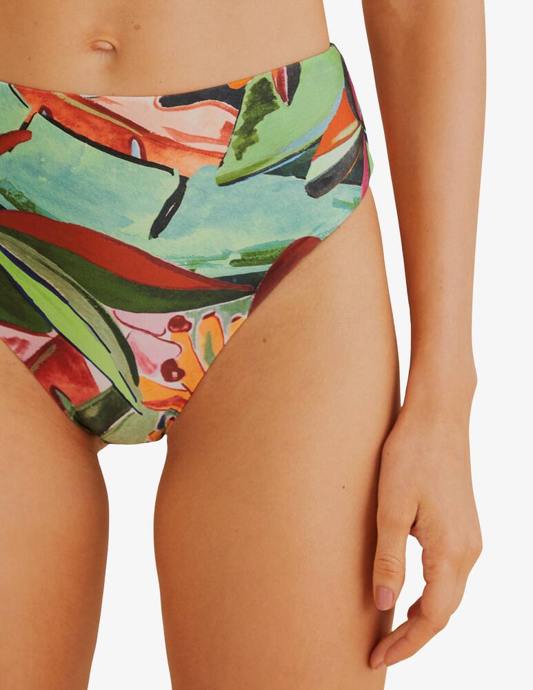 rinascente Farm Rio Banana foliage hot pants bikini