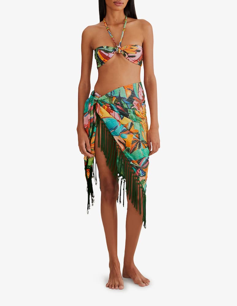 rinascente Farm Rio Banana foliage sarong