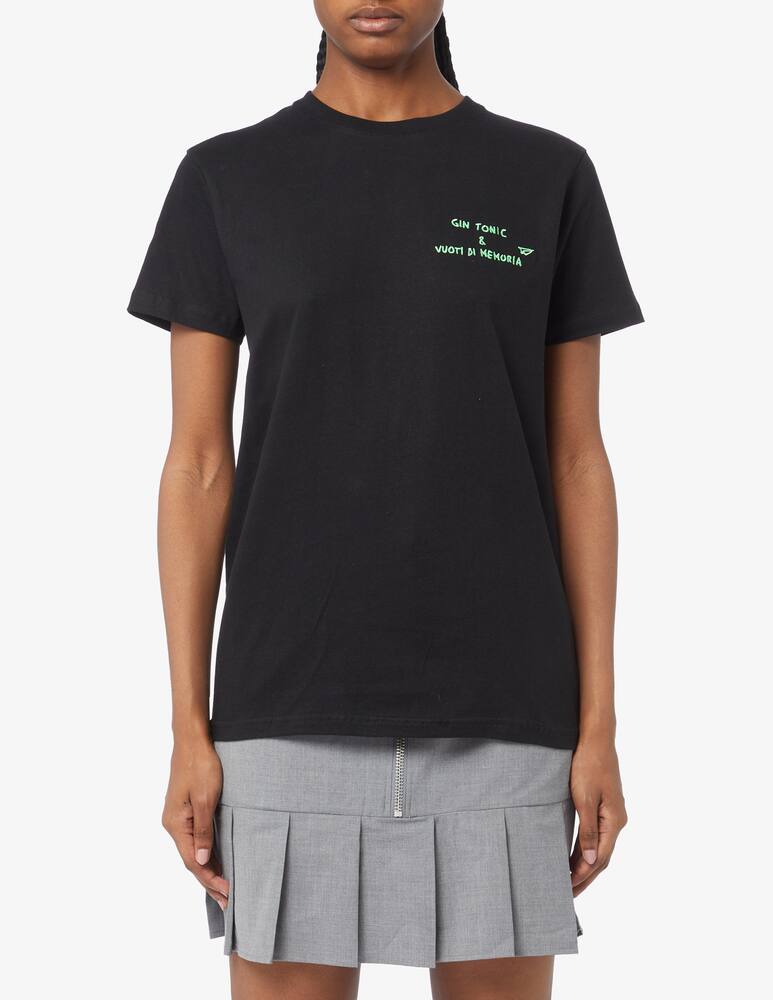 Linea Daria T-shirt 'gin tonic e vuoti di memoria' - picture 1 Linea Daria T-shirt 'gin tonic e vuoti di memoria' - picture 1