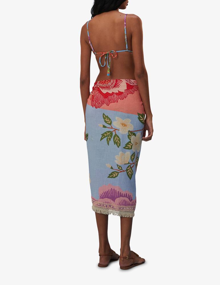 rinascente Farm Rio Pareo con stampa floreale