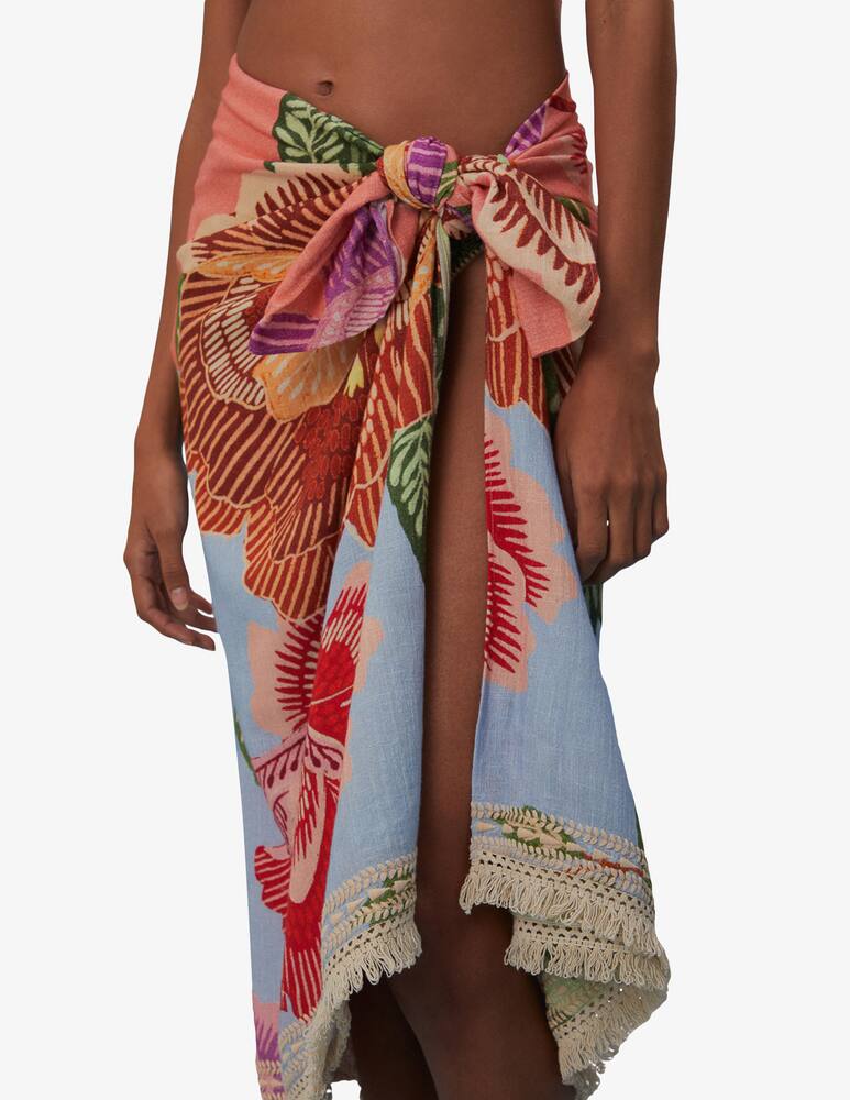 rinascente Farm Rio Pareo con stampa floreale