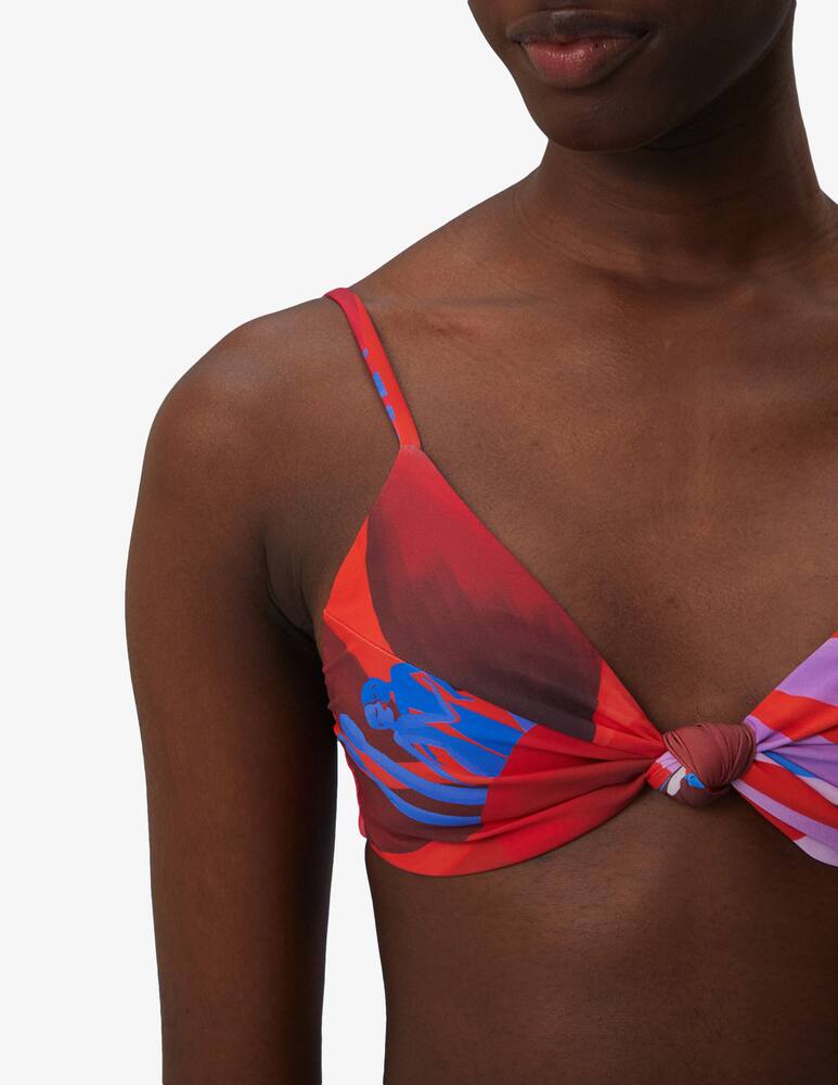 rinascente Farm Rio Bikini top floreale