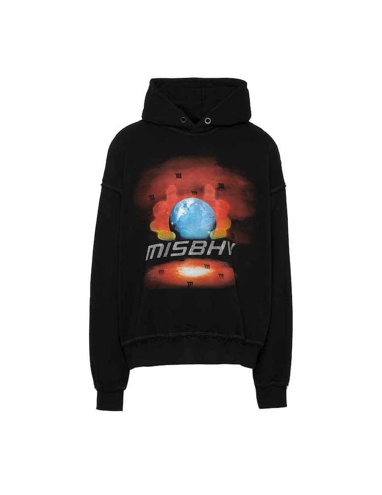rinascente Misbhv Felpa con cappuccio globe crystal
