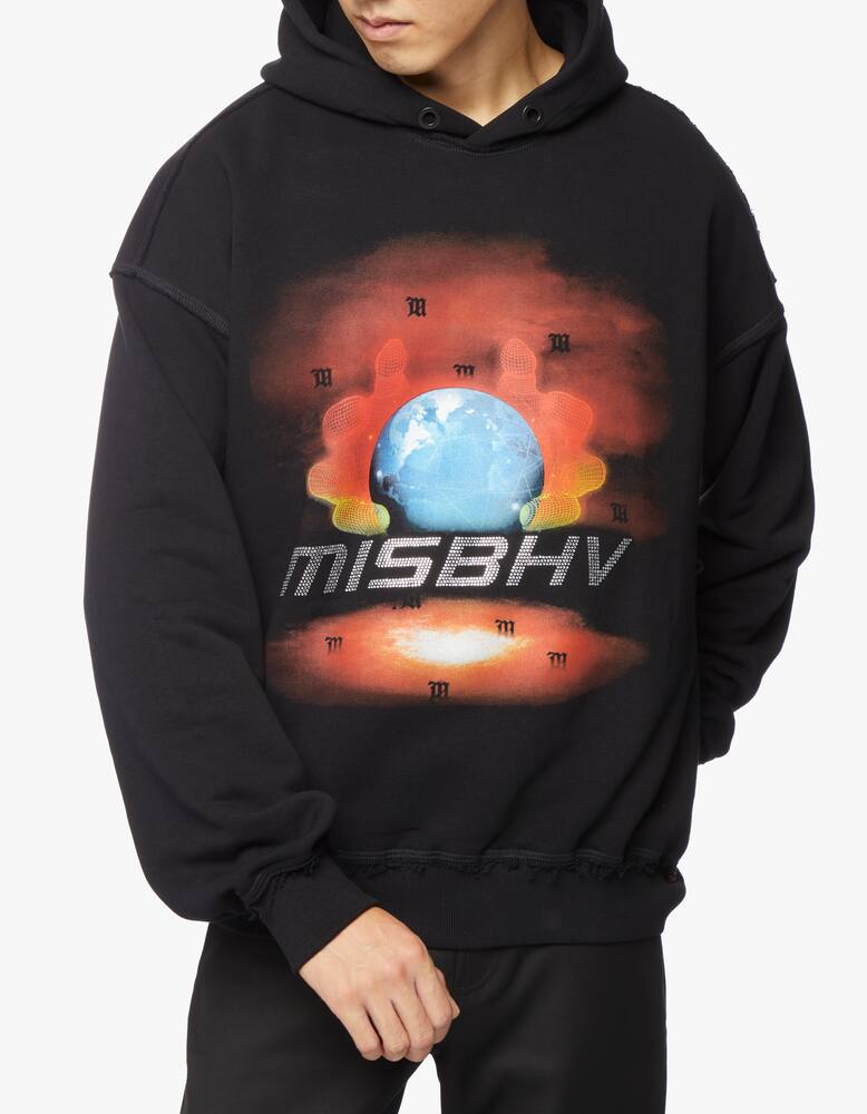 rinascente Misbhv Felpa con cappuccio globe crystal