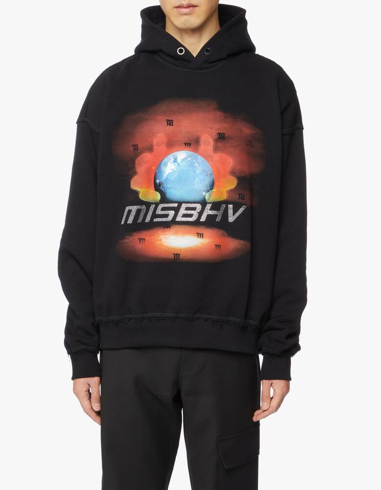 rinascente Misbhv Felpa con cappuccio globe crystal