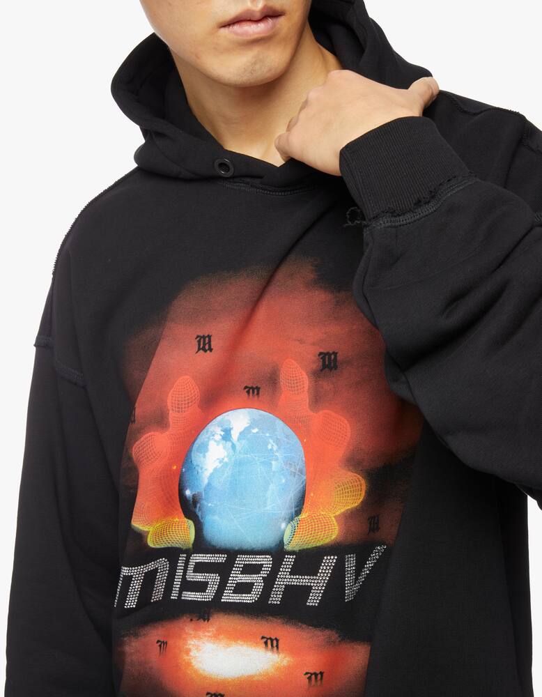 rinascente Misbhv Felpa con cappuccio globe crystal
