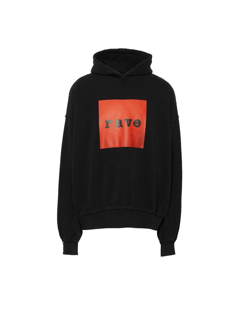 rinascente Misbhv Felpa con cappuccio rave lavata