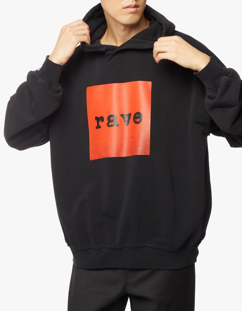 rinascente Misbhv Felpa con cappuccio rave lavata