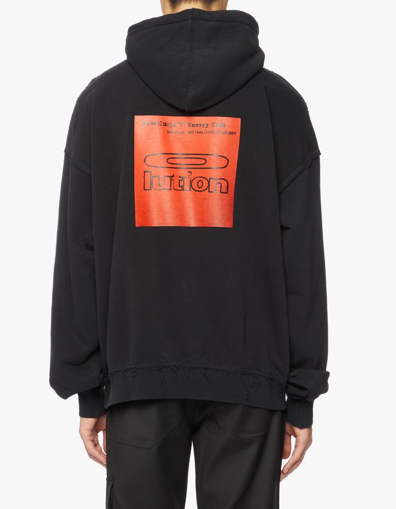 rinascente Misbhv Felpa con cappuccio rave lavata